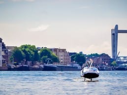 Seabubble on the water in Dordrecht